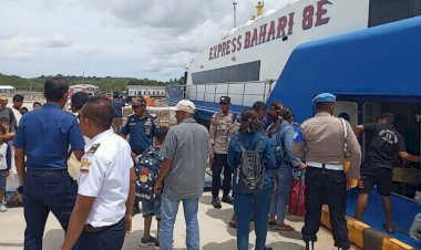 Kapolsek Lobalain : Mobilitas Penumpang Melalui Pelabuhan Baa Mulai Meningkat