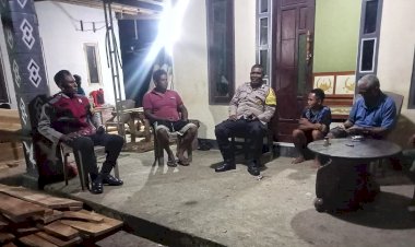 Sambangi Warga, Polsek Rote Selatan Jamin Kamtibmas Tetap Kondusif
