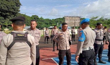 Propam Polres Rote Ndao Awali  Hari Dengan Operasi Gaktiblin Pasca Libur Hari Raya