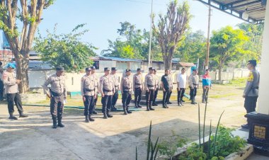 Wakapolresrotendao Lakukan Sidak di Polsek Rote Barat Laut, Motivasi Anggota Untuk Untuk Kerja Profesional