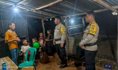 Patroli Dialogis Polsek Rote Barat Laut, Upaya Jaga Kamtibmas Tetap Kondusif