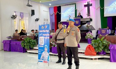 Komitmen Jaga Citra Polri, Propam Polres Rote Ndao Gencar Sosialisasikan  QR Code Yanduan Propam Polri