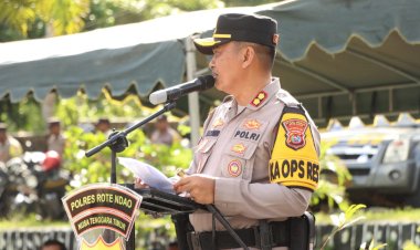 Kapolres Rote Ndao : Ibadah Perayaan Jumat Agung Diwilayah Hukum Polres Rote Ndao Berjalan Aman