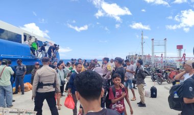 Jamin Keamanan Masyarakat, Polsek Lobalain Tingkatkan Keamanan di Pelabuhan Baa