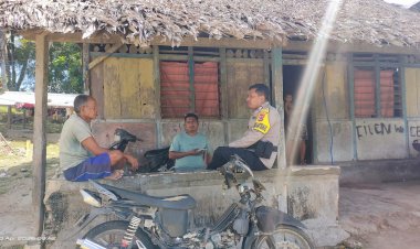 Bhabinkamtibmas Polsek Lobalain  Sambangi Warga, Jaga Kemitraan Dengan Warga Binaan