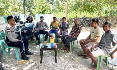 Melalui Peran Bhabinkamtibmas, Polsek Rote Barat Laut Terus Ajak Warga Jaga Keamanan Lingkungan