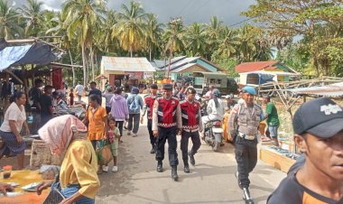 Cegah Potensi Pidana, Polsek Rote Barat Laut Tingkatkan Pengawasan di Pasar Busalangga