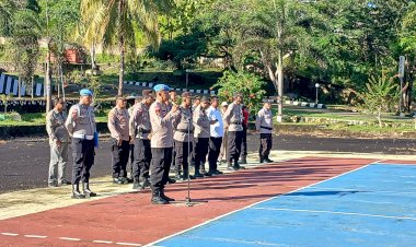 Jaga Citra Polri, Propam Polres Rote Ndao Lakukan Gartiplin