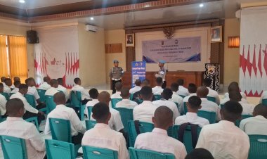 Sosialisasi Barcode Yanduan Propam Polri Bagi Peserta Diklat Satpam Gelombang VI Polda NTT
