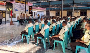 80 Sat Pam Kualifikasi Gada Pratama Gelombang VI Polda NTT Dilantik,  Siap Hadapi Dunia  Kerja