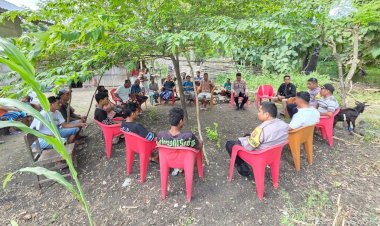 Problem Solving Bagi Warga Binaan, Polsek Pantaibaru Libatkan Aparat Desa dan Tokoh Masyarakat