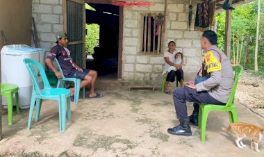 Door to Door System, Bhabinkamtibmas Polsek Rote Selatan Bersama Warga Binaan