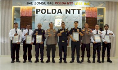 Berhasil Ungkap Kasus 11 Juta Rokok Ilegal di Perbatasan, Kapolda NTT Beri Penghargaan kepada Personel Polri dan Bea Cukai