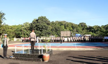 Apel Jam Pimpin, Wakapolres Rote Ndao Tekankan Jaga Nama Baik Institusi