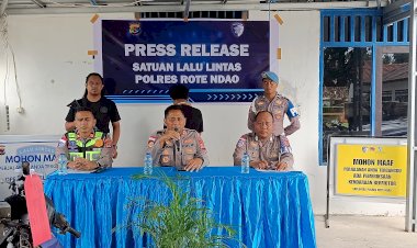 Kapolres Rote Ndao : Perkara Lakalantas Yang Menyebabkan Korban Meninggal Dunia Akan Diproses Sesuai Hukum Yang Berlaku