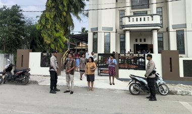 Kapolsek Lobalain : Polsek Lobalain Lakukan Pengamanan Ibadah, Wujudkan Rasa Aman Bagi Jemaat