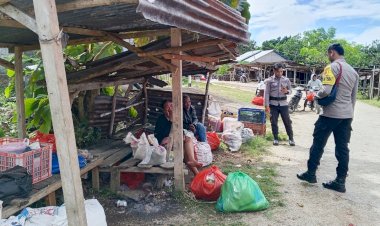 Kapolsek Rote Selatan : Penempatan Personel Polsek Rote Selatan di Pasar Oleh Hingga Aktifitas Masyarakat Berakhir