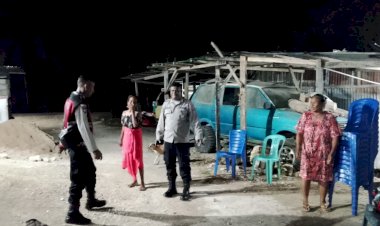 Patroli Malam Polsek Rote Selatan Wujudkan Rasa Aman Bagi