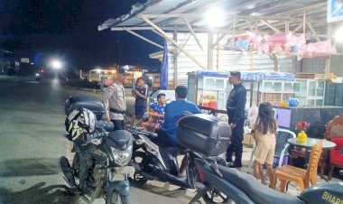 Patroli Malam Polsek Lobalain, Wujudkan Rasa Aman Bagi Masyarakat