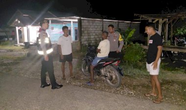 Polsek Rote Selatan Tingkatkan Patroli Malam Antisipasi Gangguan Keamanan