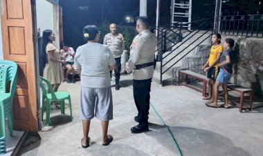 Patroli Malam Polsek Rote Tengah Jaga Keamanan dan Kenyamanan Masyarakat