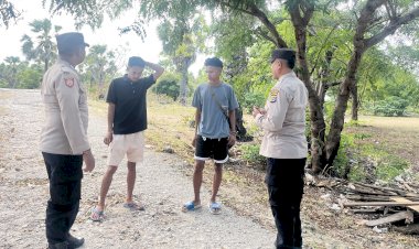Polsek Rote Barat Daya Ajak Warga Jaga Kamtibmas Tetap Kondusif