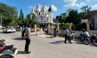 Kapolsek Lobalain : Pengamanan Ditempat Ibadah Untuk Jamin Kenyamanan Jemaat