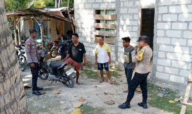 Antisipasi Gangguan Keamanan, Polsek Rote Barat Daya Lakukan Patroli Dialogis