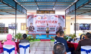 Wakil Bupati Rote Ndao : Pemerintah Daerah Apresiasi Polres Rote Ndao Dalam Menjaga Kamtibmas, Selamat Hari Bhayangkara ke-80