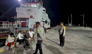 Patroli Malam Polsek Lobalain, Upaya Untuk Jamin Kenyamanan Masyarakat