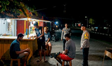 Patroli Malam Polsek Lobalain, Upaya Untuk Jamin Kenyamanan Masyarakat