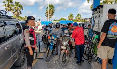Polsek Rote Barat Tingkatkan Pengamanan di SPBU Sedeoen, Pastikan Distribusi BBM Berjalan Lancar