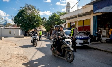 Satuan Lalu Lintas Polres Rote Ndao Tingkatkan  Pengamanan dan Edukasi Pembinaan Kamseltibcarlantas