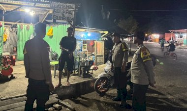 Patroli Malam Polsek Lobalain, Pastikan Keamanan dan Kenyamanan Masyarakat