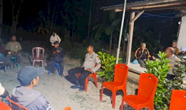 Polsek Rote Barat Daya Lakukan Patroli Malam, Monitoring Aktifitas Masyarakat dan Cegah Tindak Pidana