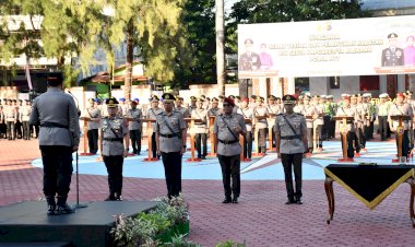 Polda NTT Gelar Upacara Serah Terima dan Pelantikan Pejabat Utama serta Kapolres Jajaran