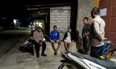 Polsek Rote Barat Daya Tingkatkan Patroli Malam, Cegah Potensi Gangguan Keamanan dan Jamin Kenyamanan Masyarakat Dimalam Hari