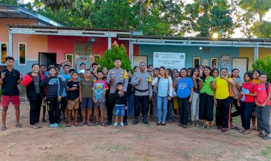 Bhabinkamtibmas Polsek Pantaibaru Lakukan Edukasi Untuk Tertib Berlalu Lintas dan Cegah Dini  Kenakalan Remaja