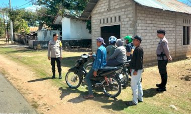 Patroli Dialogis Polsek Rote Tengah, Ajak Warga Jaga Kamtibmas Tetap Kondusif