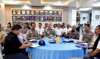 Kapolda NTT Terima Delegasi Trilateral Meeting Polri, AFP, dan PNTL, Perkuat Sinergi Pengamanan Perbatasan