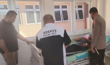 Wakapolres Rote Ndao Kunjungi Personel Yang Sakit, Bentuk Kepedulian  Institusi Terhadap Personel