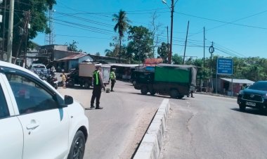 Satlantas Polres Rote Ndao Gelar Patroli di Daerah Rawan Kecelakaan, Wujudkan Kamseltibcarlantas