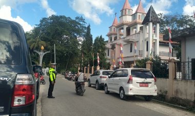 Wujudkan Rasa Aman Saat Beribadah, Satuan Lalu Lintas Polres Rote Ndao Intensifkan Kegiatan Kepolisian