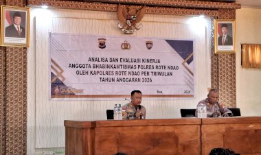 Kapolres Pimpin Anev Bhabinkamtibmas, Tekankan Tugas dan Peran Bhabinkamtibmas Diwilayah Binaan