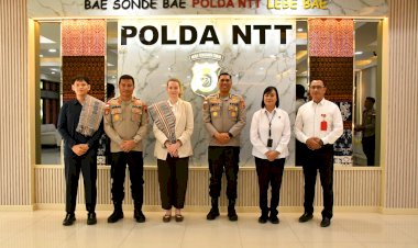 Perkuat Hubungan Bilateral, Polda NTT Terima Kunjungan Konsul Inggris