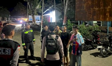 Satuan Samapta Polres Rote Ndao Intensifkan Patroli Preventif Presisi Antisipasi Kejahatan Jalanan