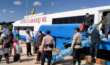Upaya Polsek Lobalain Jaga Kamtibmas Tetap Kondusif, Rutin Lakukan Pengamaman di Pelabuhan Baa