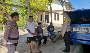Patroli Dialogis Polsek Rote Barat Daya, Wujud Nyata Kehadiran Polri Untuk Masyarakat