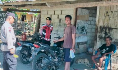 Sebagai Upaya Cegah Curas, Curat dan Curanmor, Polsek Rote Barat Laut Ajak Warga Jaga Kamtibmas