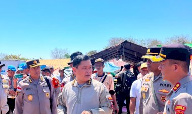 Astamaops Kapolri Turun Langsung Maksimalkan Operasi Kemanusiaan di Manggarai, 45 Posko Tampung 13.881 Pengungsi